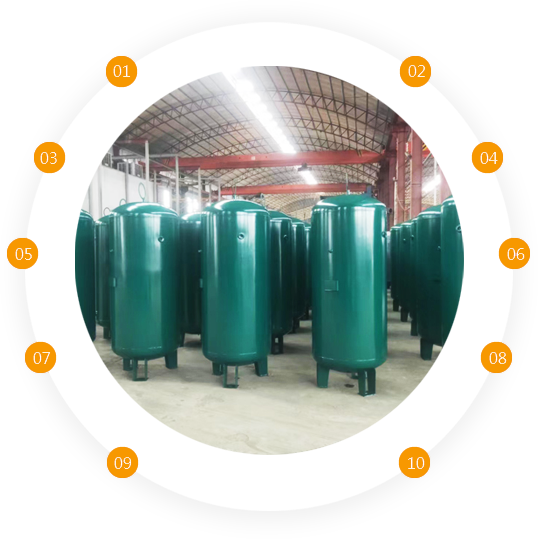 储气罐、不锈钢储气罐